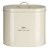 Tinkerbell Pets Cream Cat Food Storage Bin with Scoop 6.5 Litre