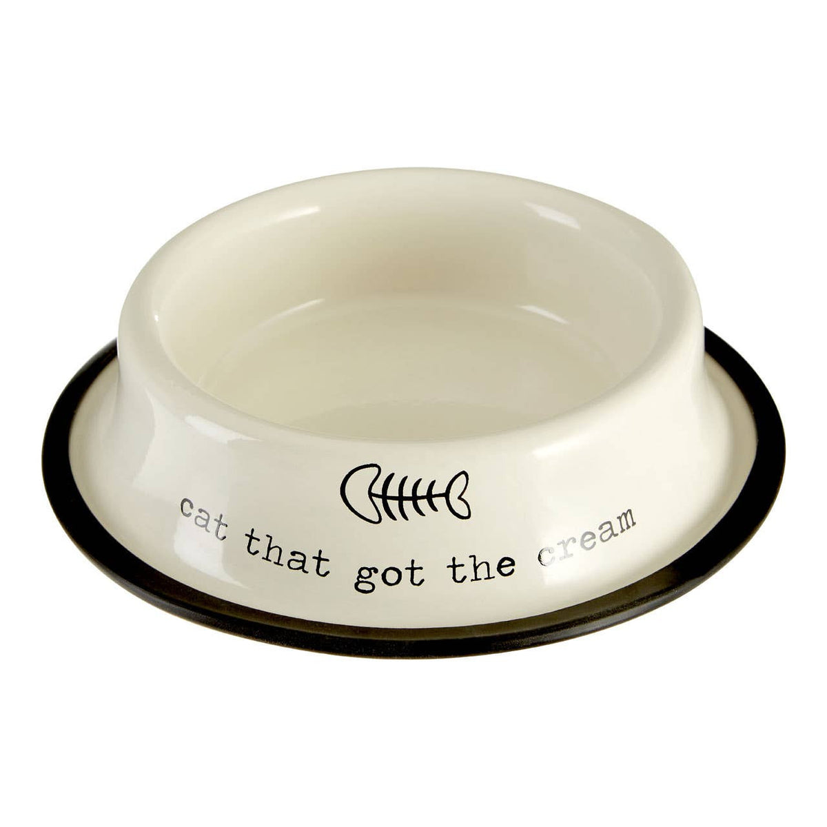 Tinkerbell Pets 0.4Ltr Cat That Got The Cream Bowl