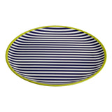 Plastic Dining Salome Colourful Stripe Tray | Indoor & Outdoor UK