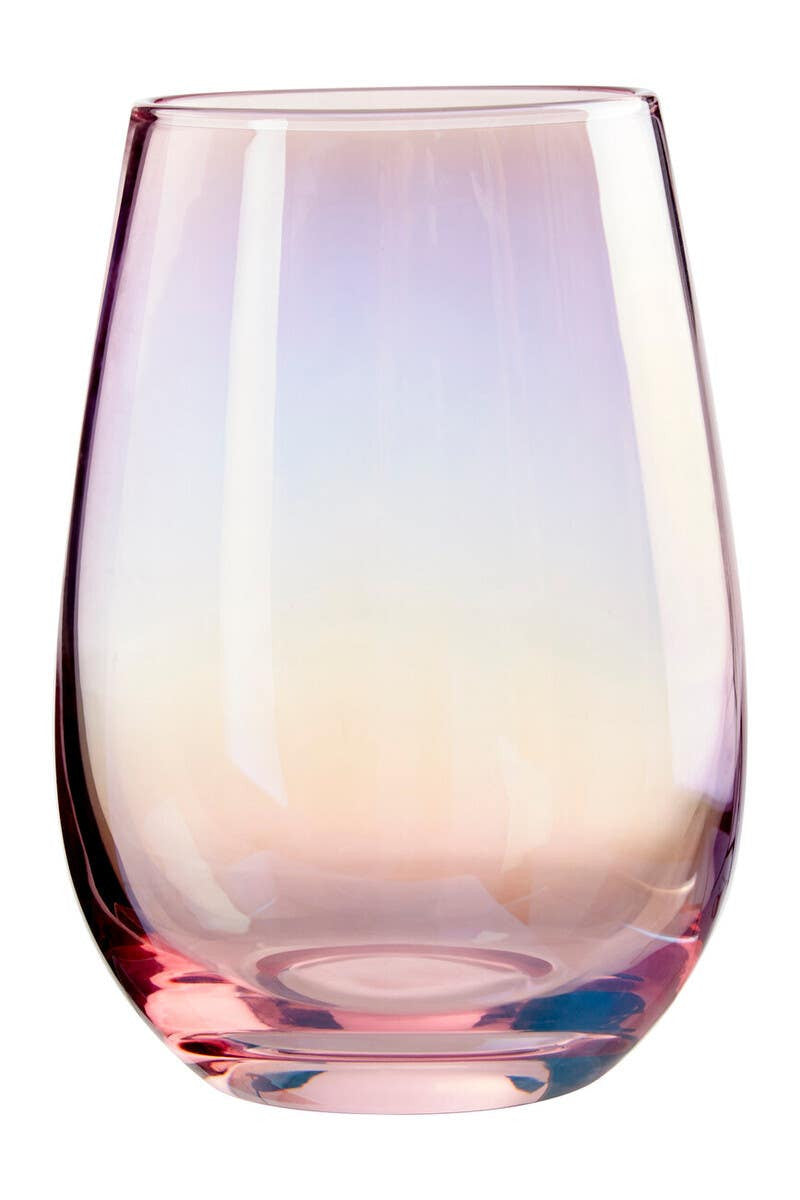 Rhianna Frosted Deco Set Of 4 Hi Ball Glasses
