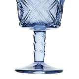 Eve Set Of Four Blue Wine Glasses