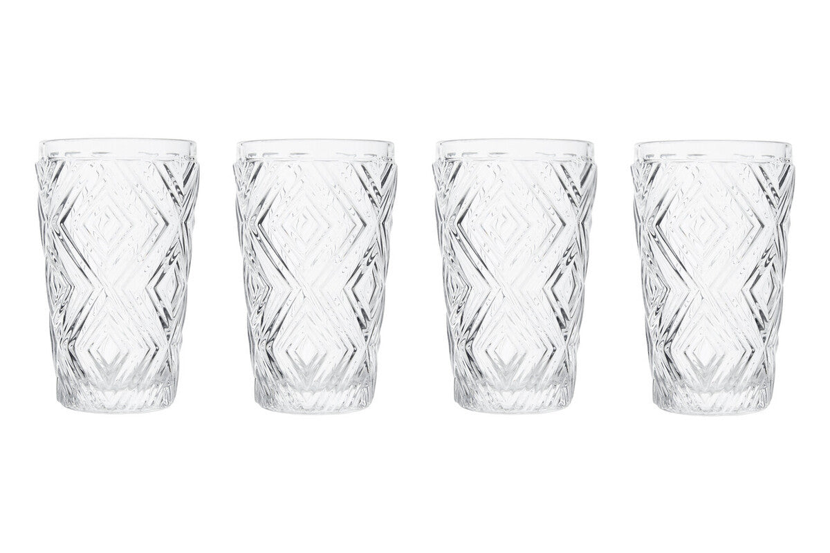 Eve Set Of Four Clear Highball Glasses