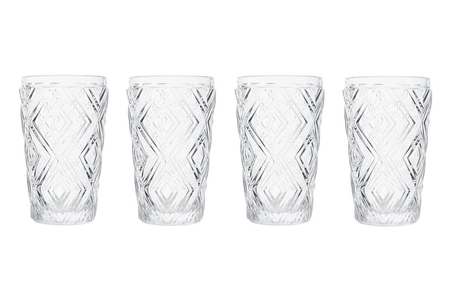 Eve Set Of Four Clear Highball Glasses