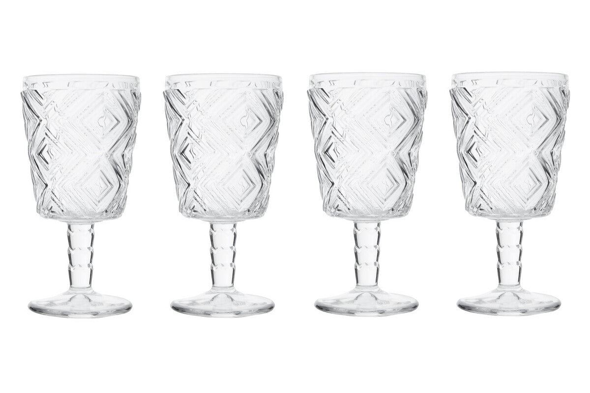 Eve Set Of Four Clear Wine Glasses