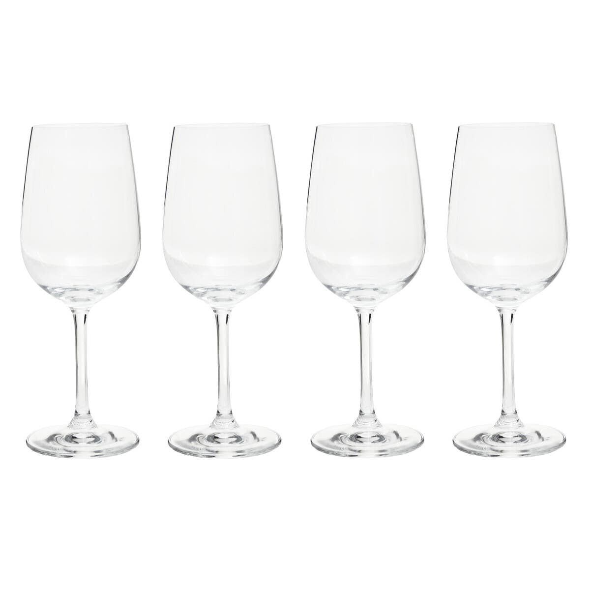 Edward  Set of Four Crystal Wine Glasses