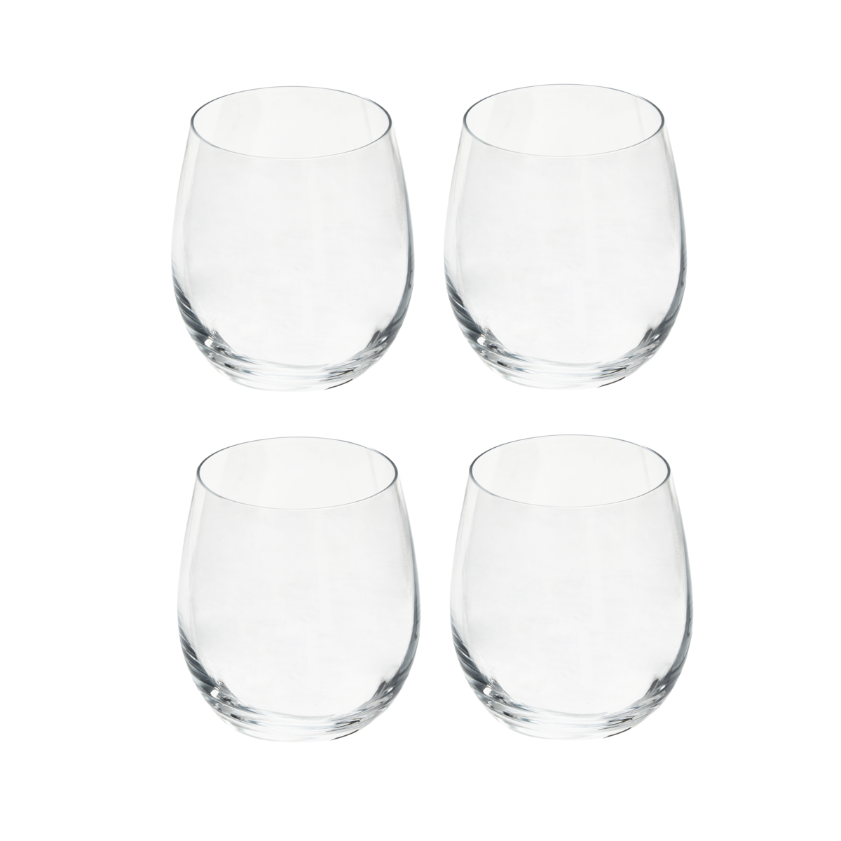 Edward Set Of 4 Small Crystal Tumblers