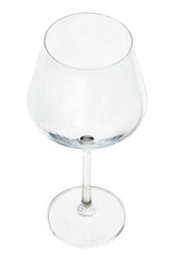 Edward Set Of 2 Crystal Burgundy Glasses