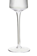 Bradley Set of Four Ribbed Champagne Glasses