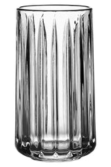 Chicago Set of 4 Ribbed Hi Ball Glasses 350ml