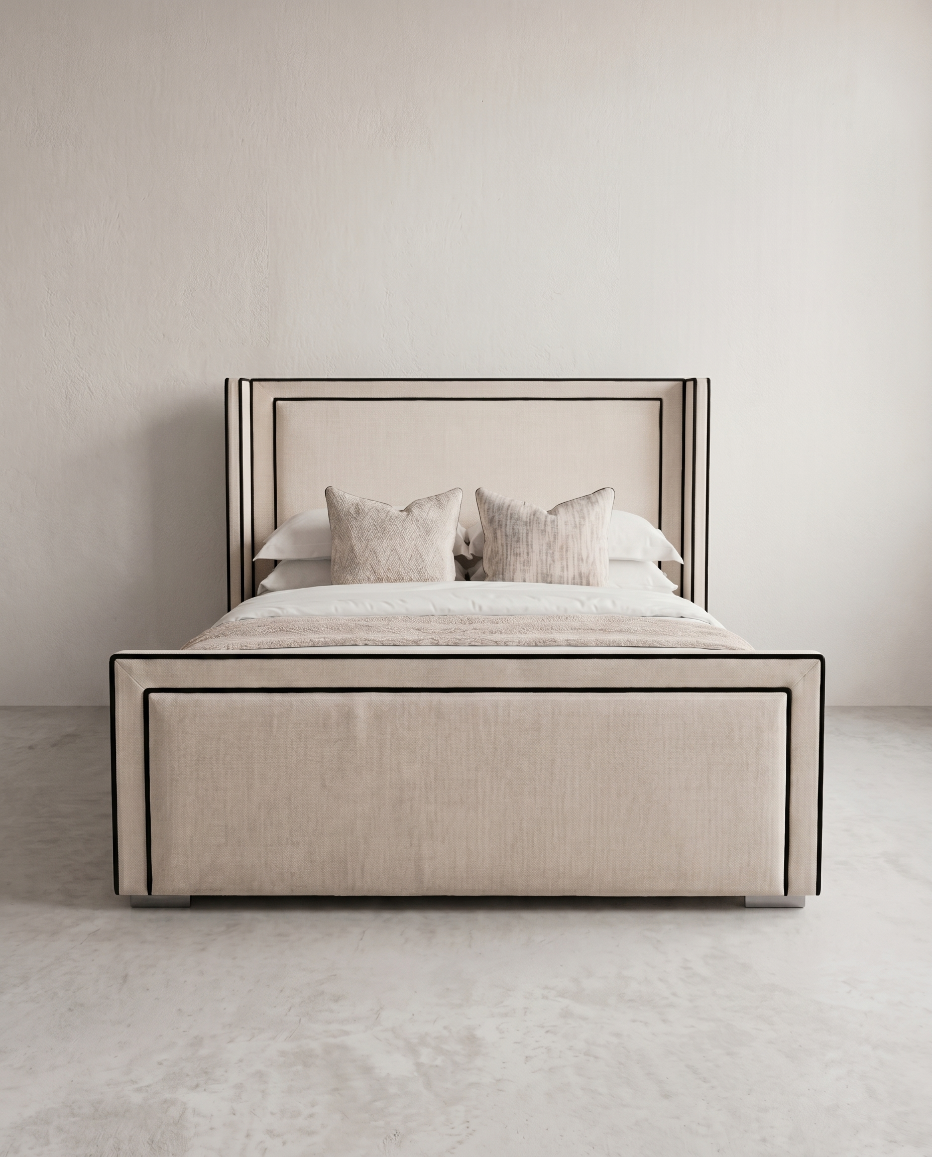 Nathaniel Wing Wingback Upholstered Bed - Nathaniel