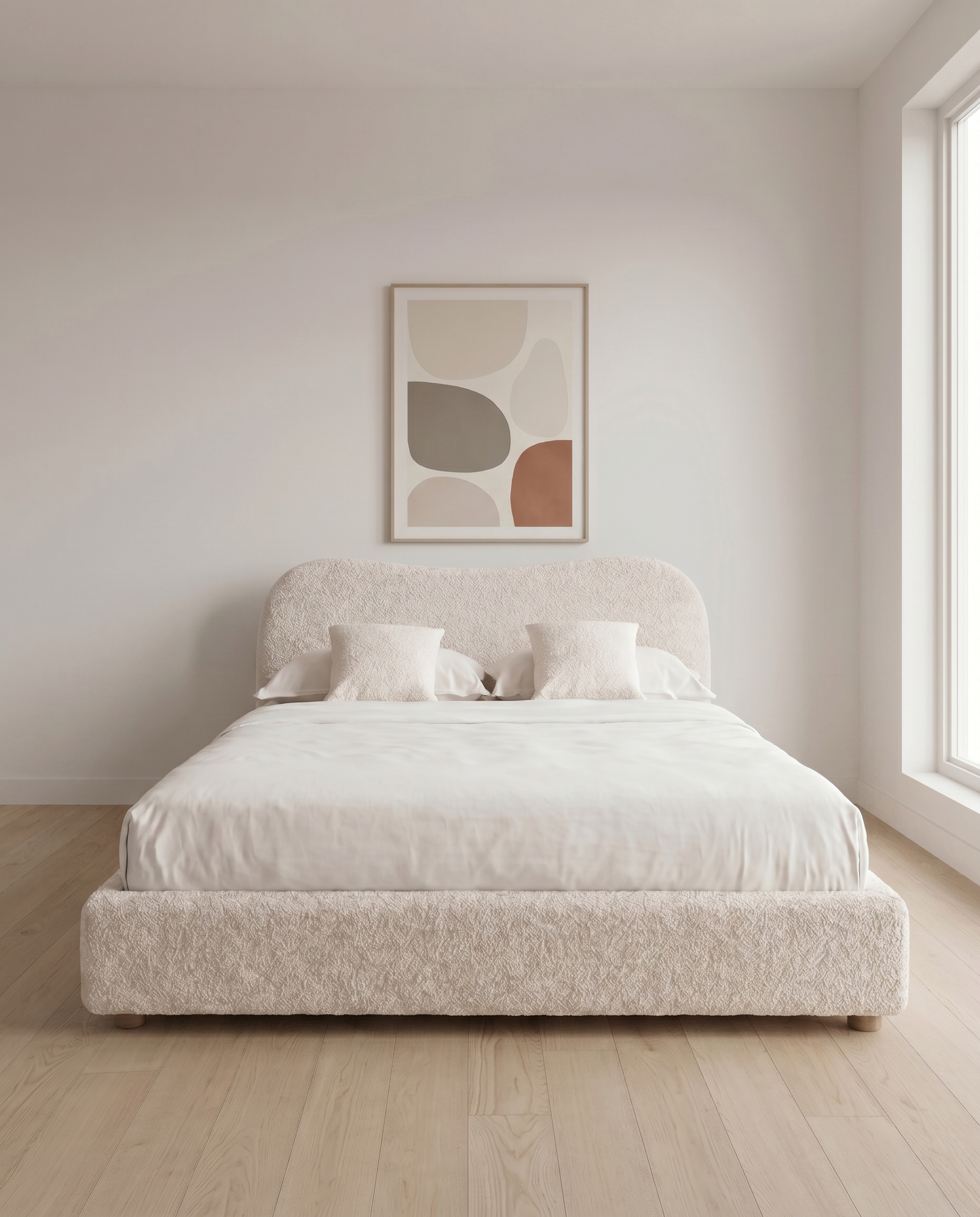 Amos Upholstered Bed - Amos