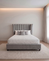Jeremiah Lined Upholstered Bed - Jeremiah