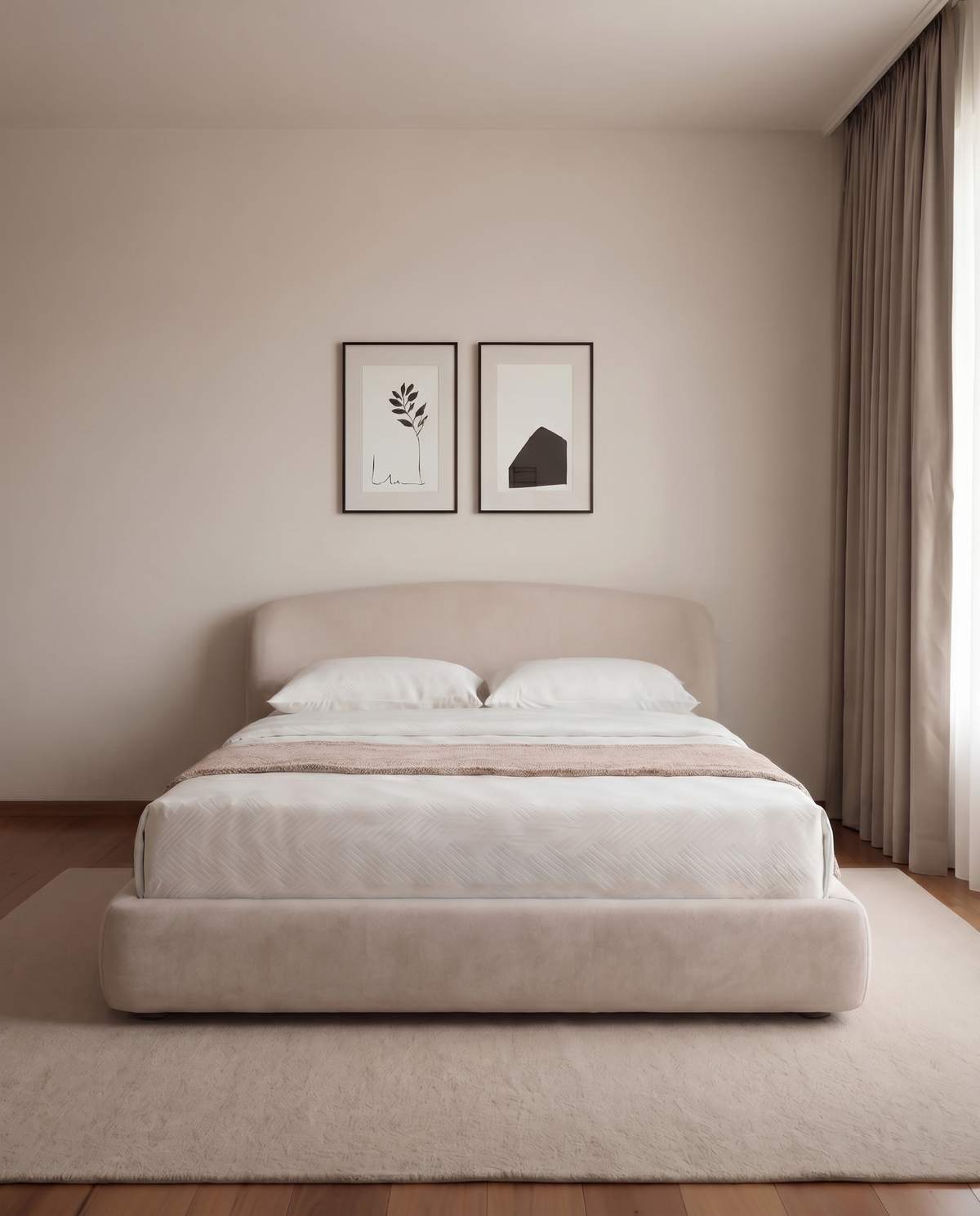 Malachi Upholstered Bed - Malachi