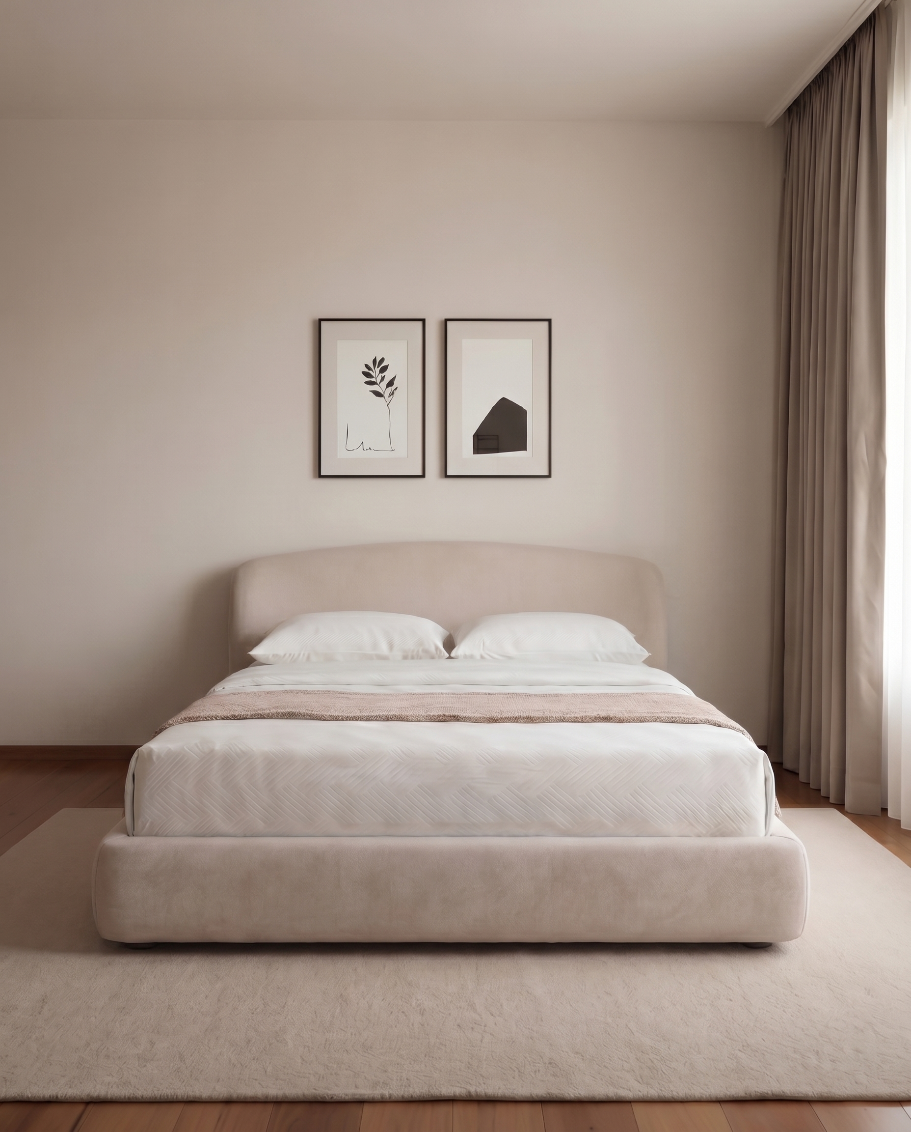 Malachi Upholstered Bed - Malachi