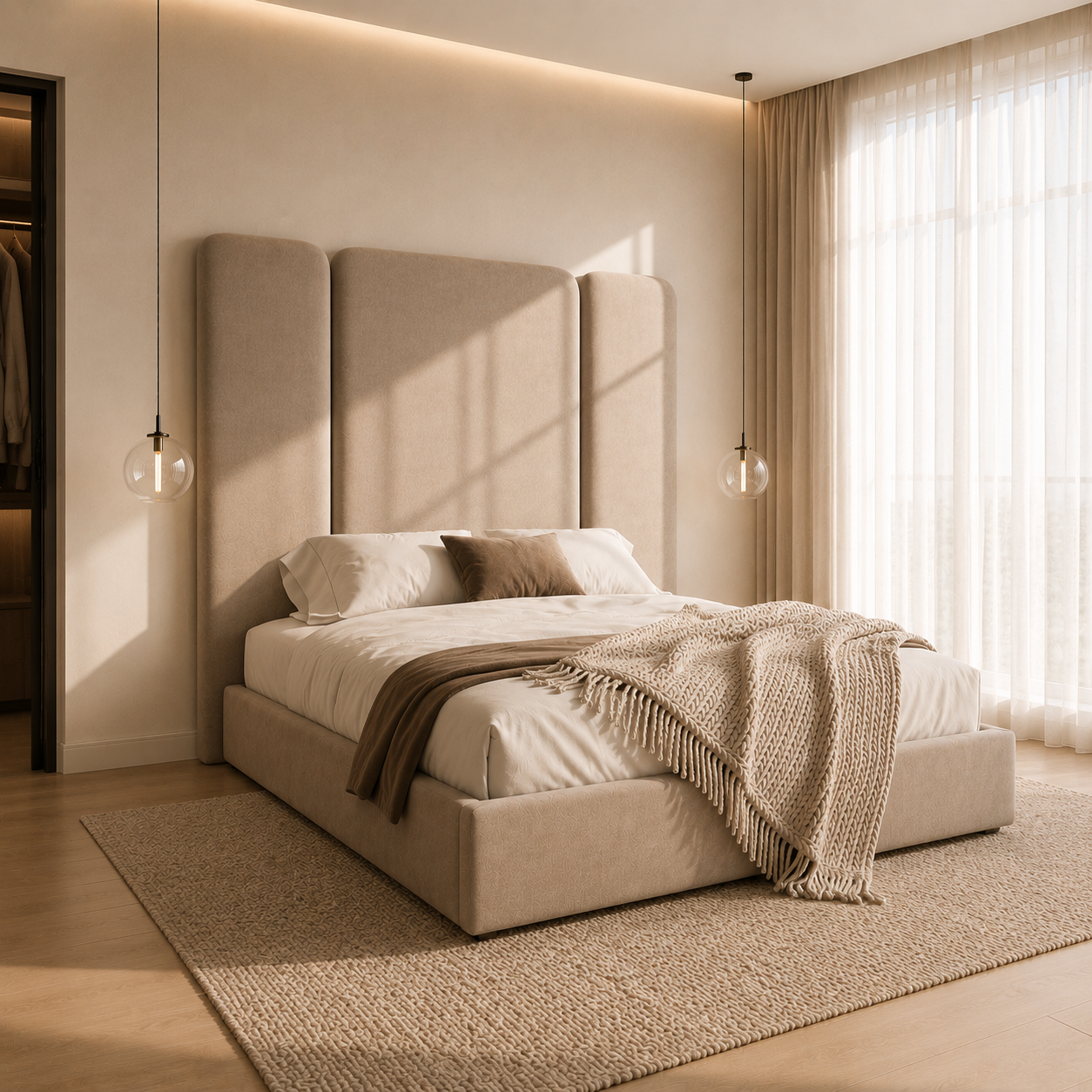 Peter Upholstered Bed - Peter