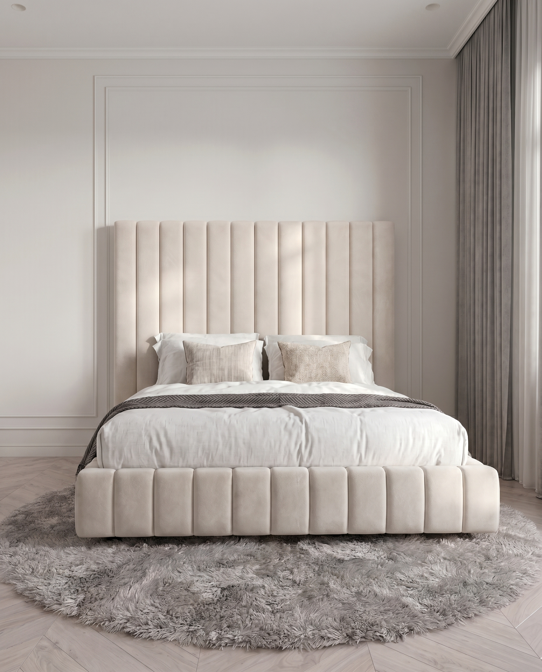 Micah Upholstered Bed - Micah
