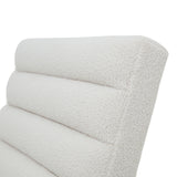 Bernett Boucle Ribbed Accent Chair Upholstered Boucle Armchair