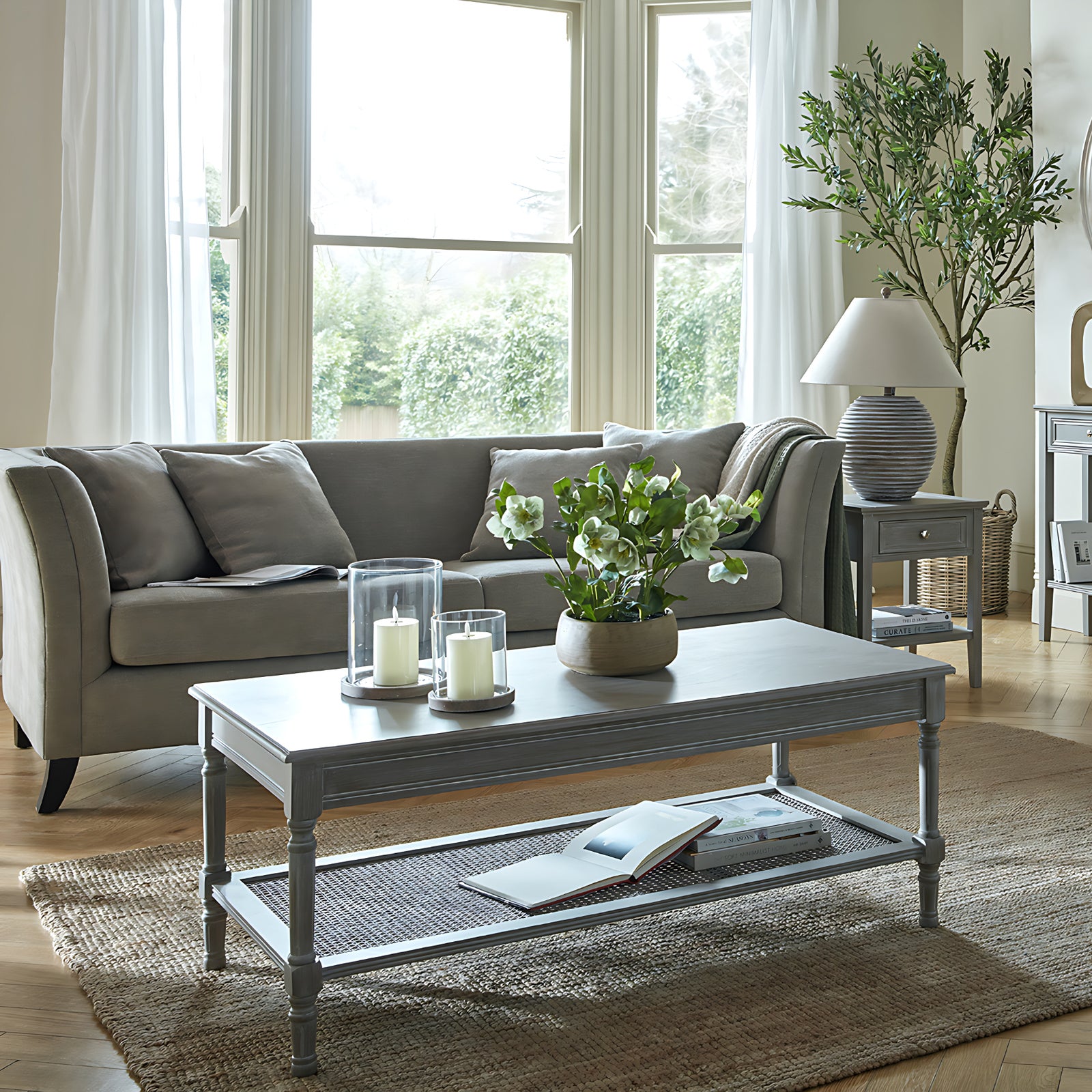 The Tranquil Collection One Drawer Side Table