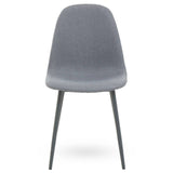 Rhianna Grey Fabric Dining Chair
