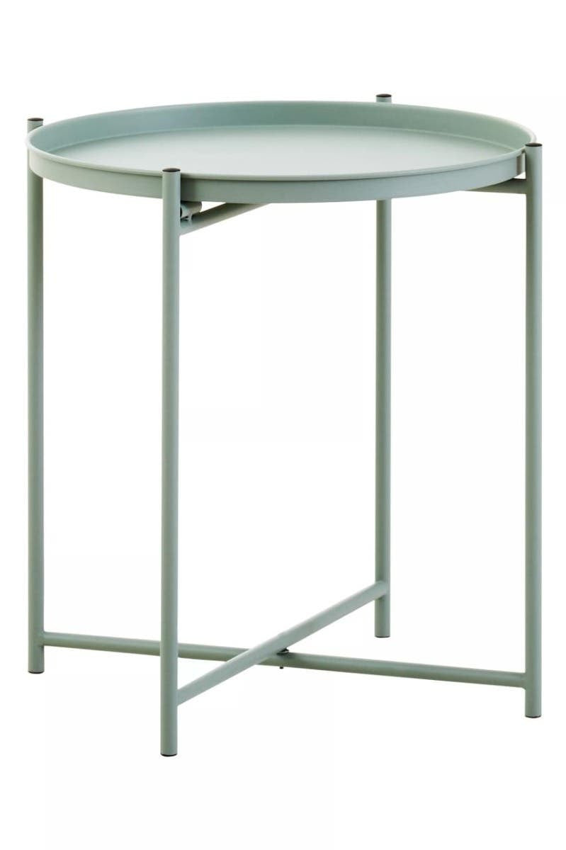 Cassie Green Iron Side Table