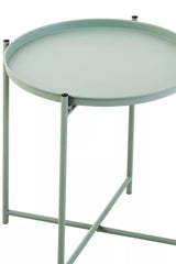 Cassie Green Iron Side Table