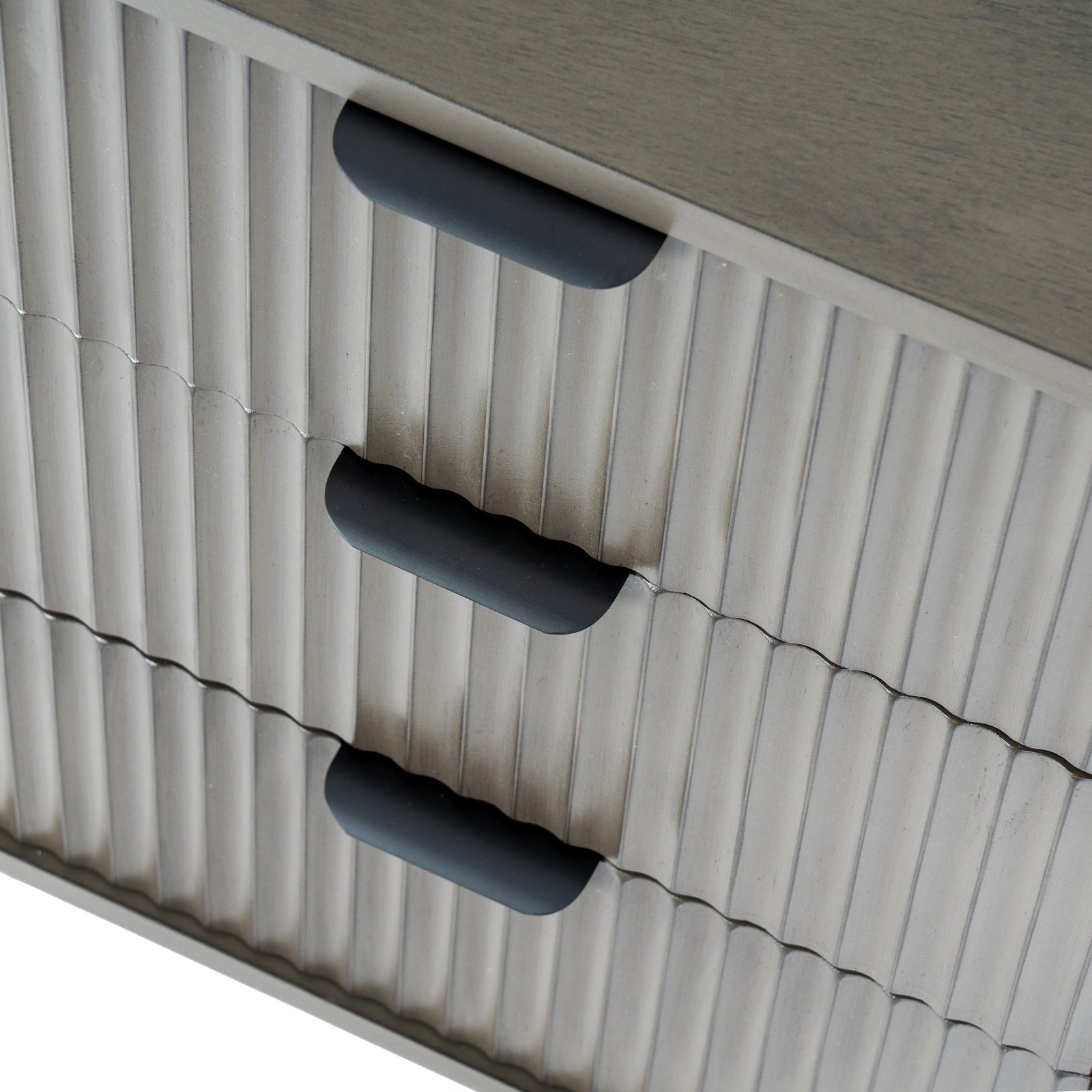 Edward Collection 3 Drawer Bedside Table