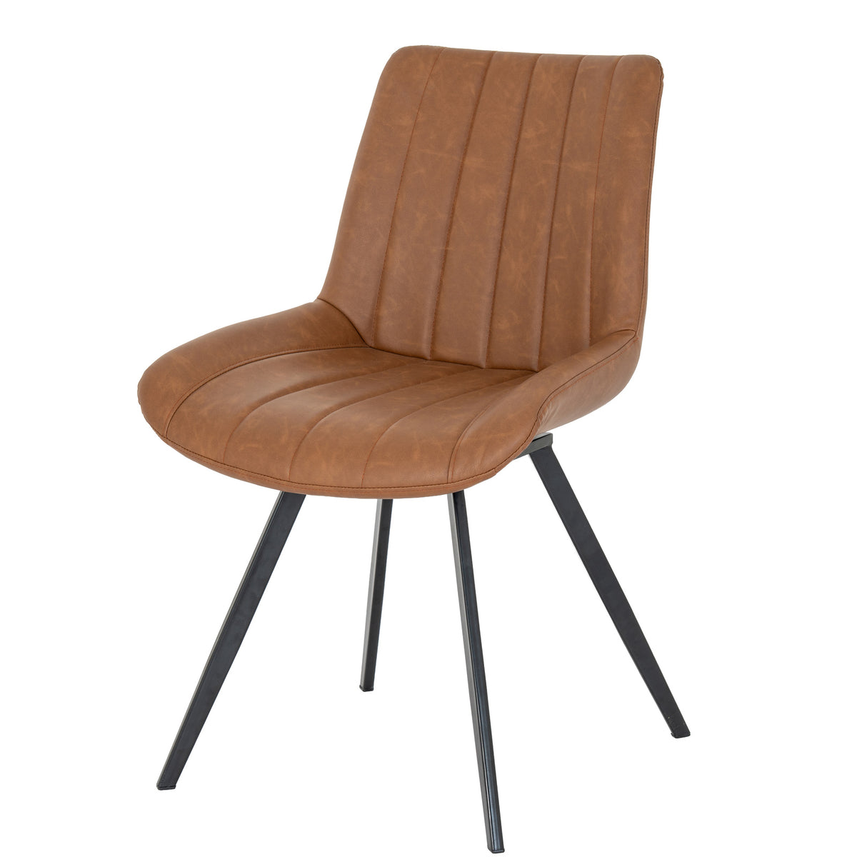 Alder Tan Swivel Dining Chair