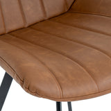 Alder Tan Swivel Dining Chair