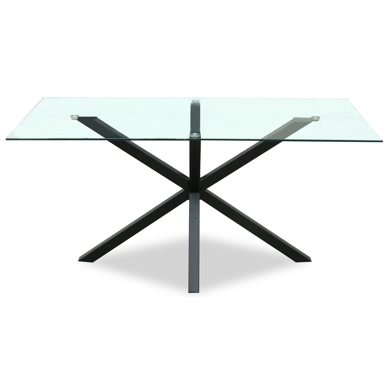 Imola Rectangular Glass Dining Table