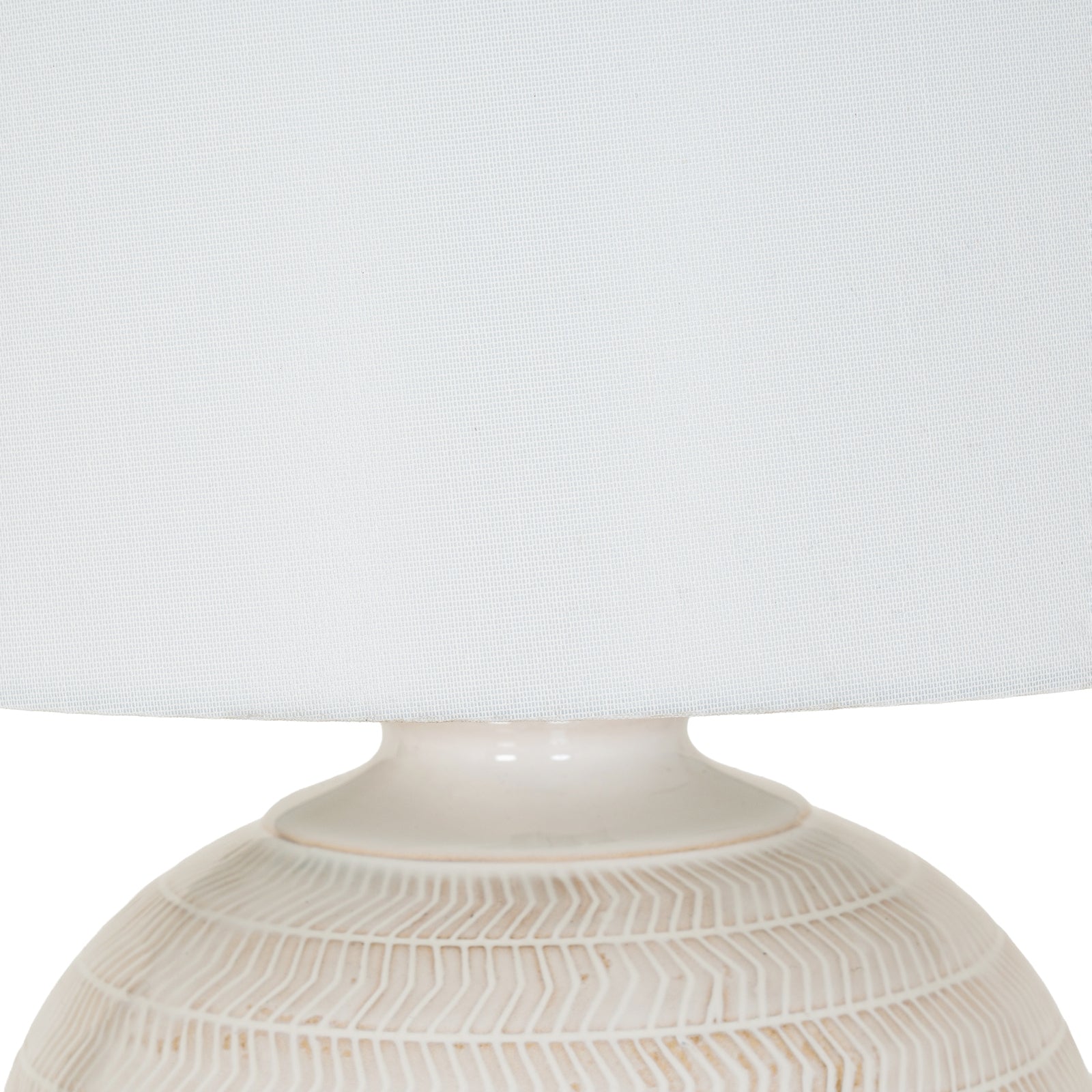 Bradley Ceramic Table Lamp Linen Shade