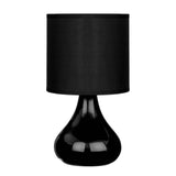 Rhianna Black Ceramic Table Lamp