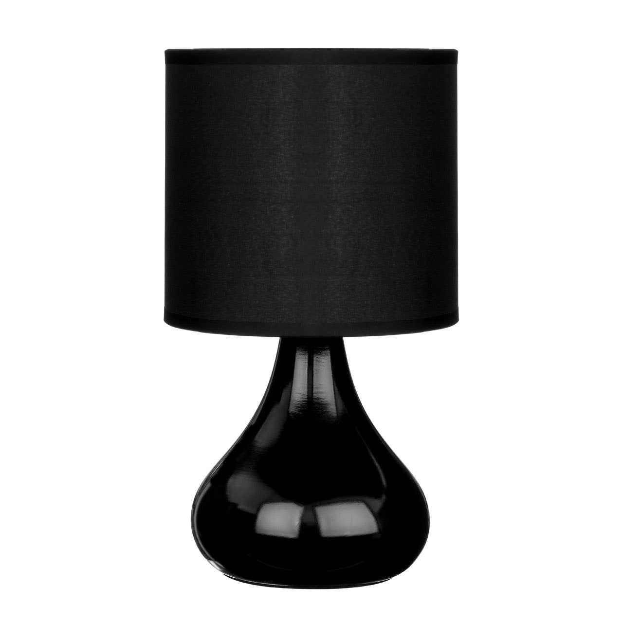 Rhianna Black Ceramic Table Lamp