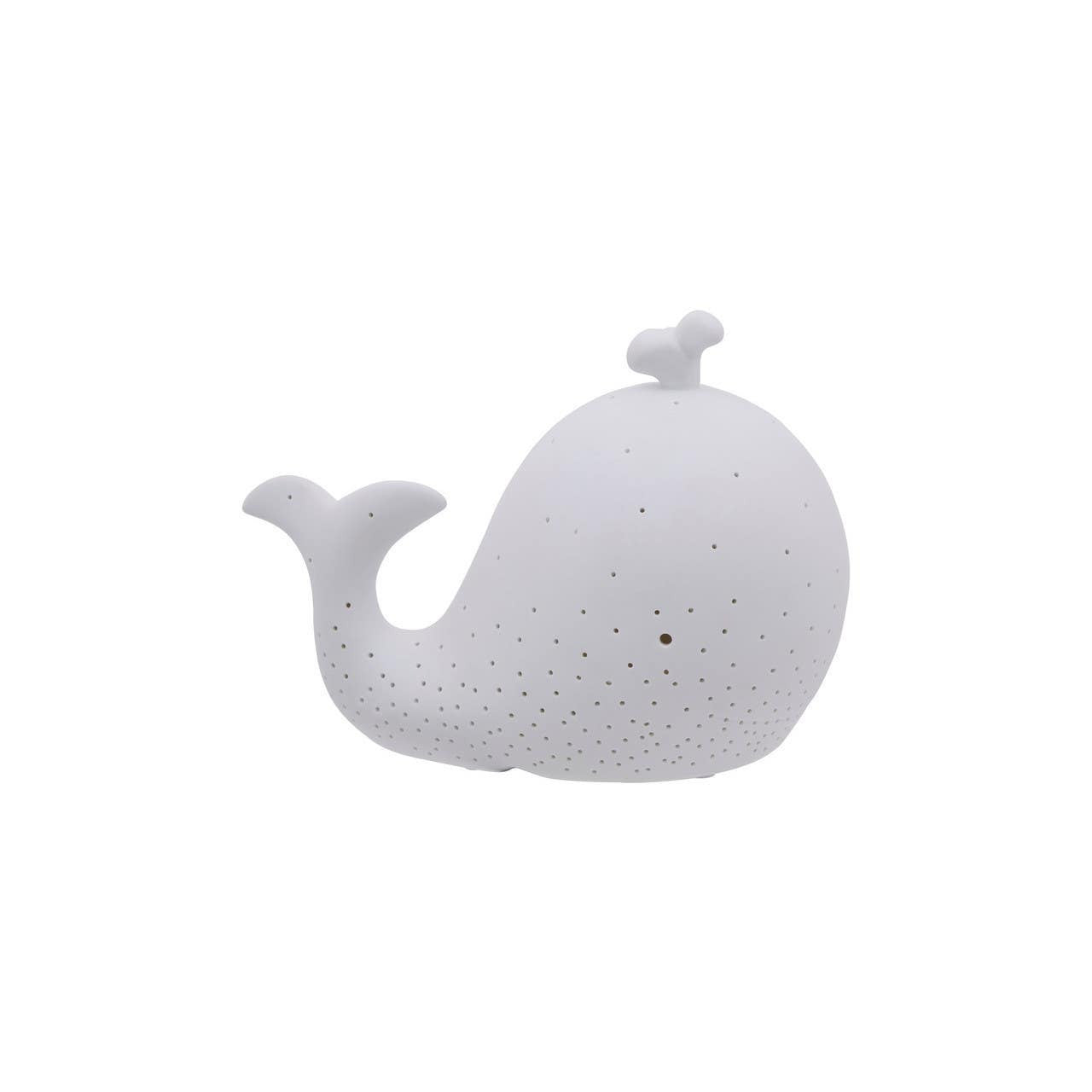 Eva Kids Whale Ceramic Night Light