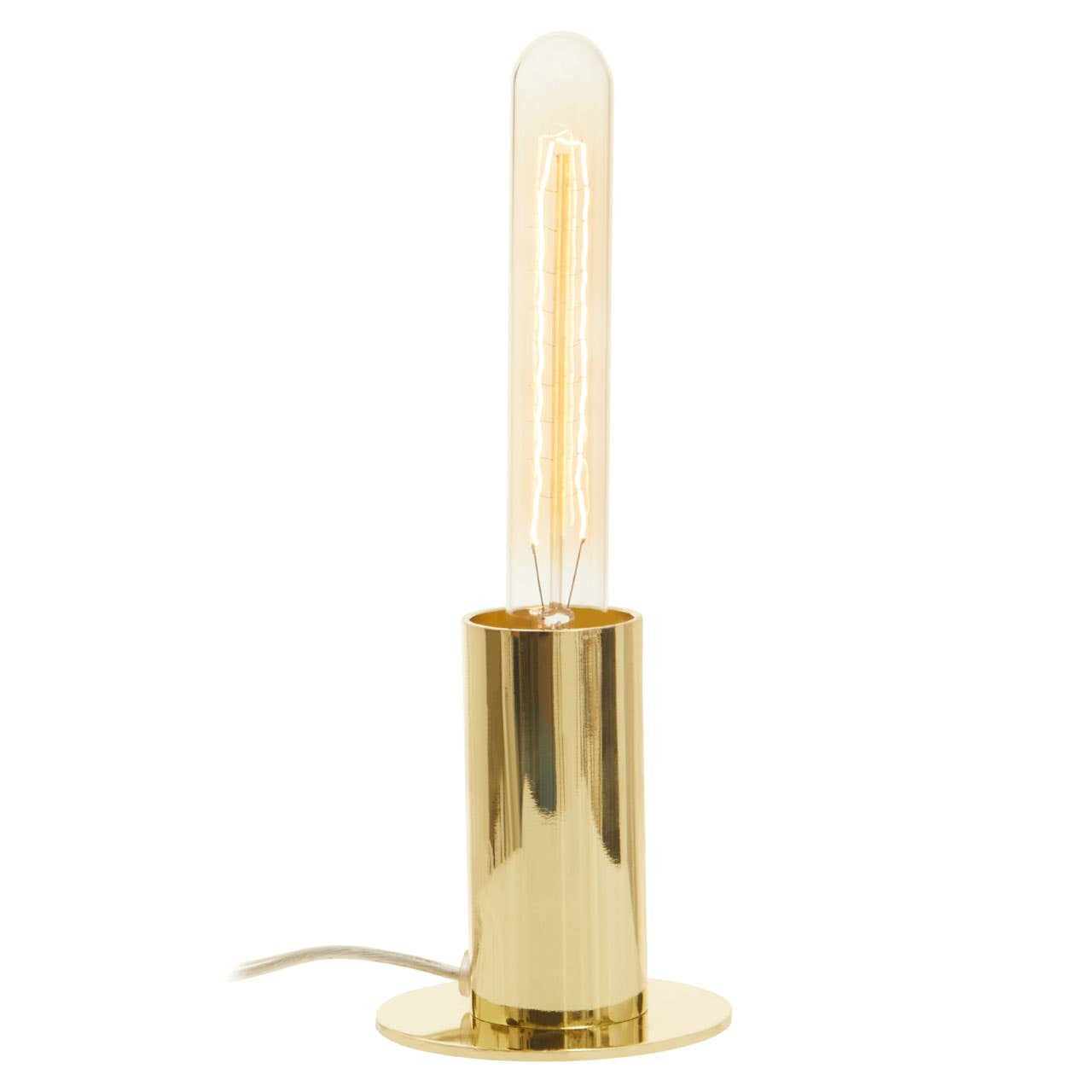 Remel Shiny Brass Finish Table Lamp
