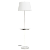 Remel Chrome Finish Tapered Floor Lamp