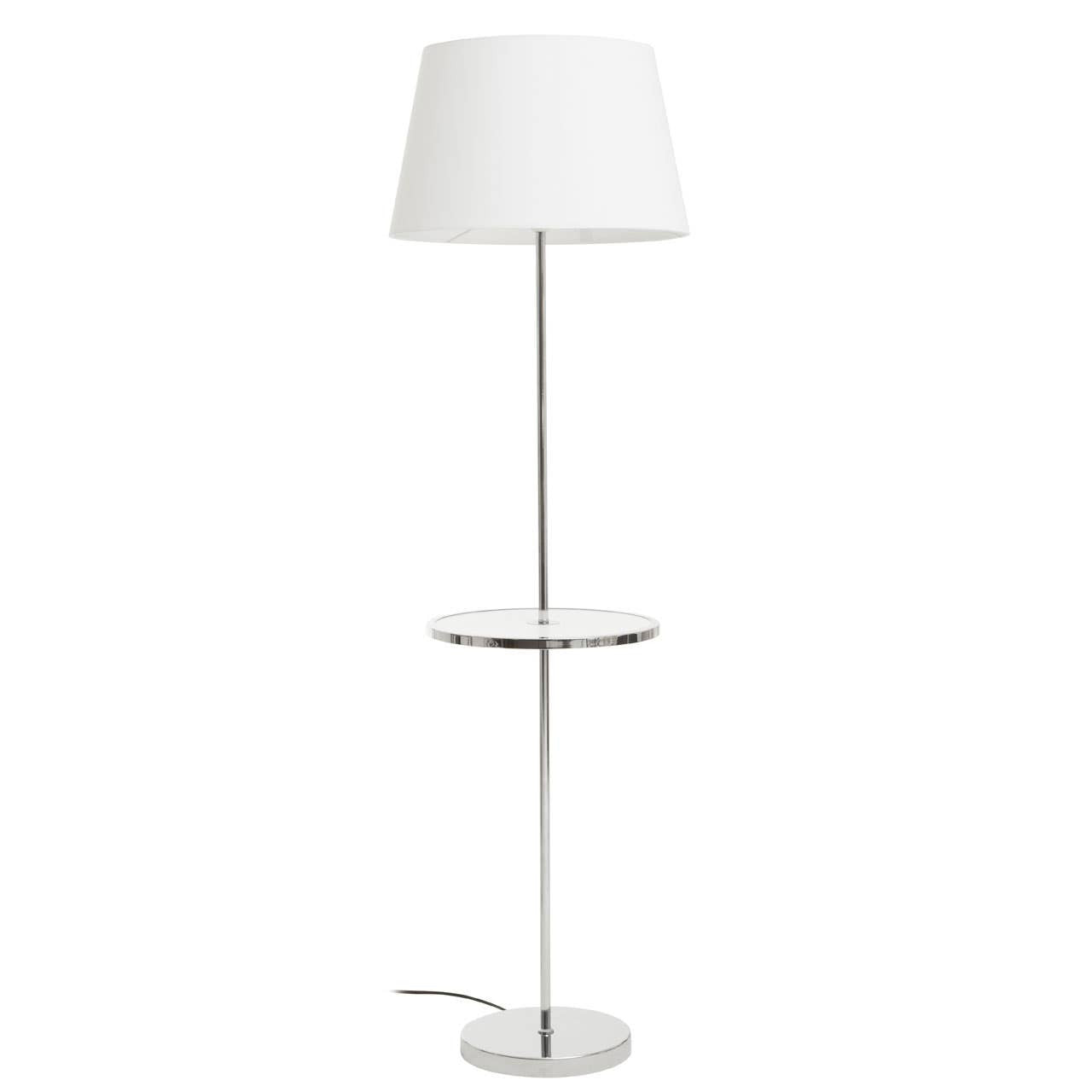 Remel Chrome Finish Tapered Floor Lamp