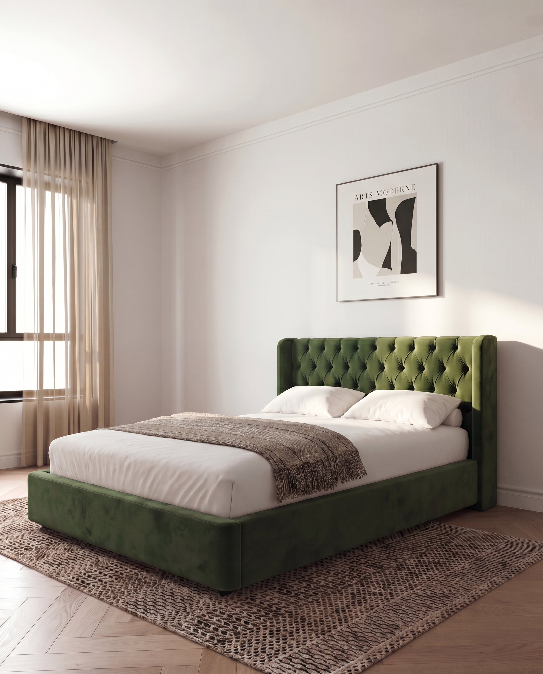 Elijah Upholstered Bed - Elijah
