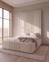 Jonah Panelled Upholstered Bed - Jonah