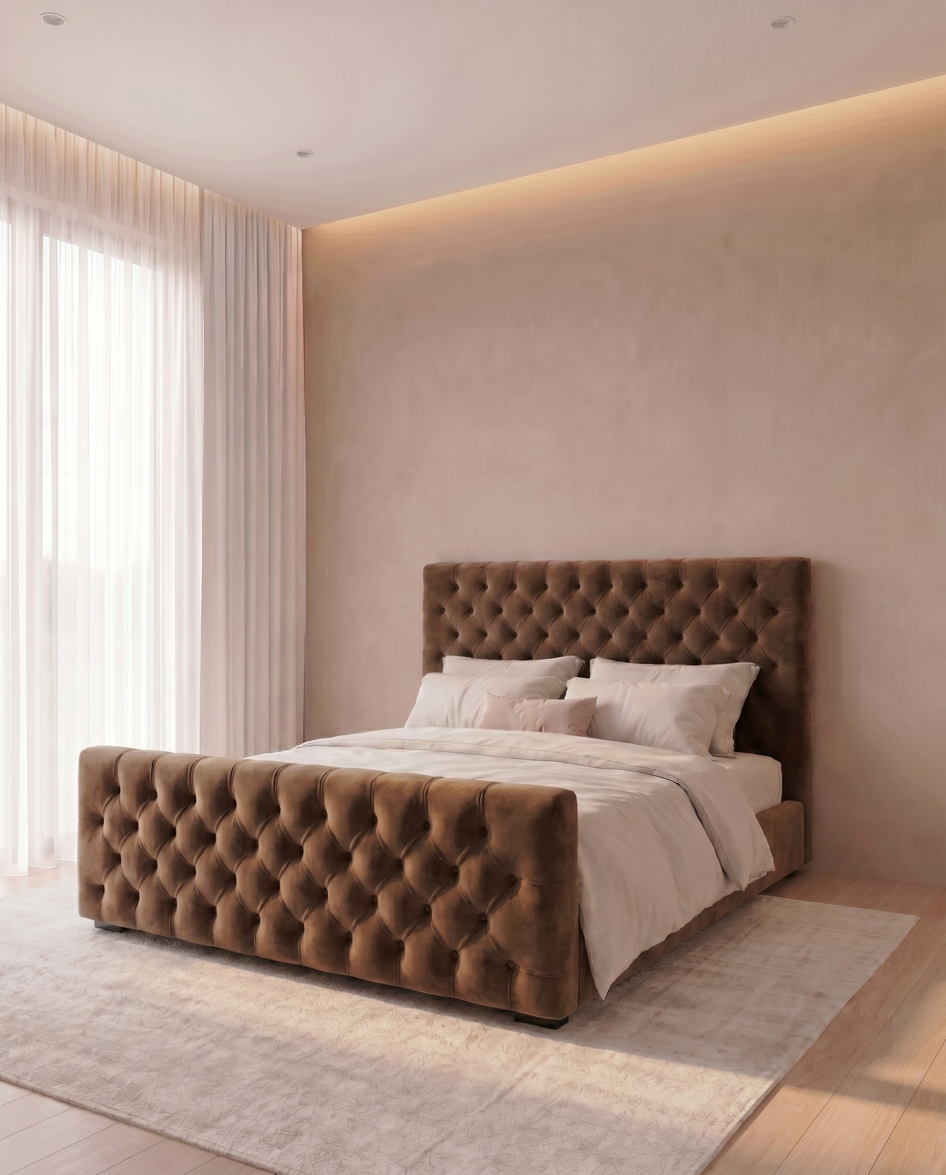 Reuben Royal Ottoman Storage Upholstered Bed - Reuben