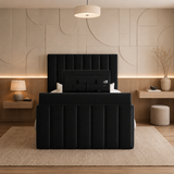 Timothy Panel TV Upholstered Bed - Timothy