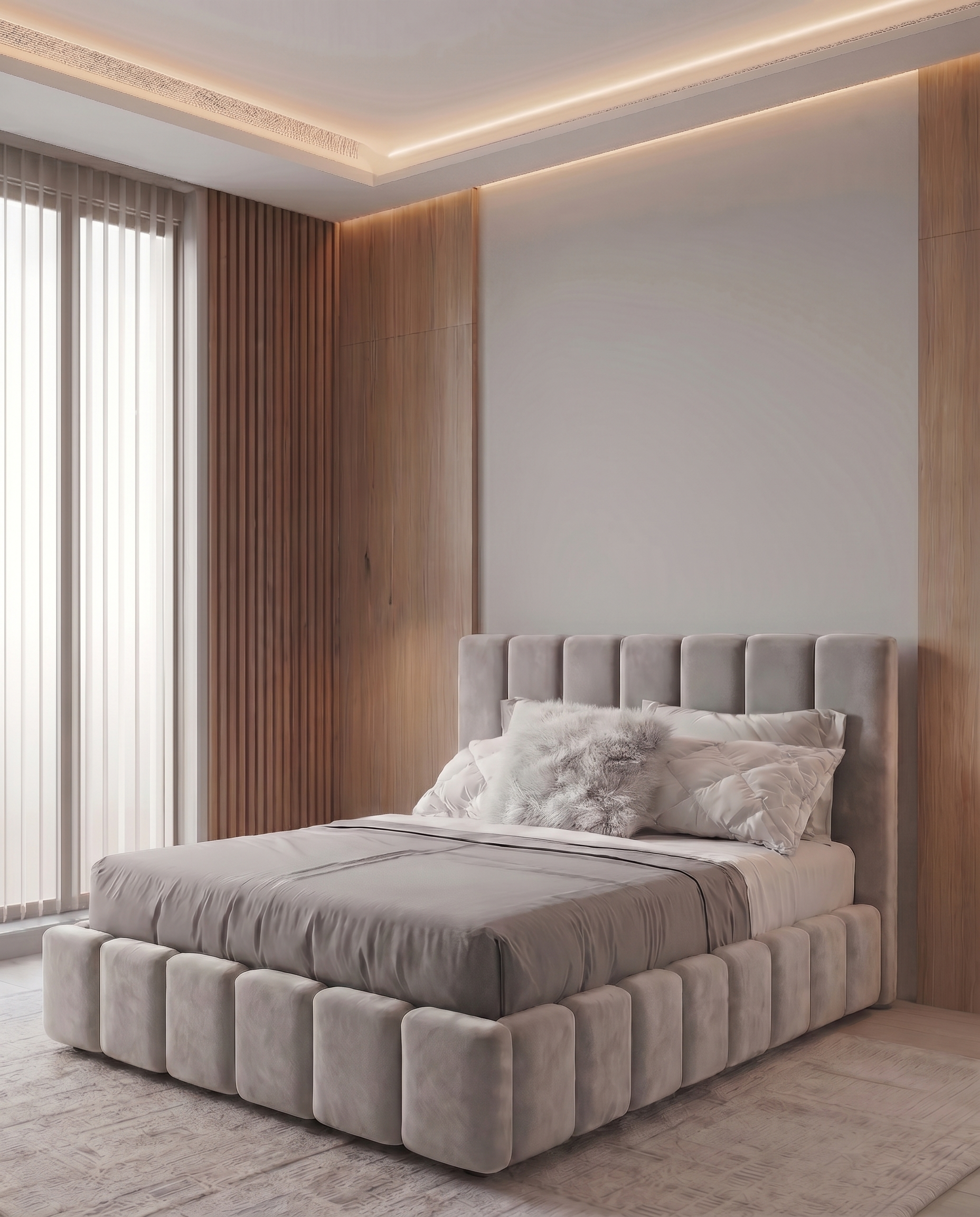 Barnabas Ottoman Upholstered Bed - Barnabas