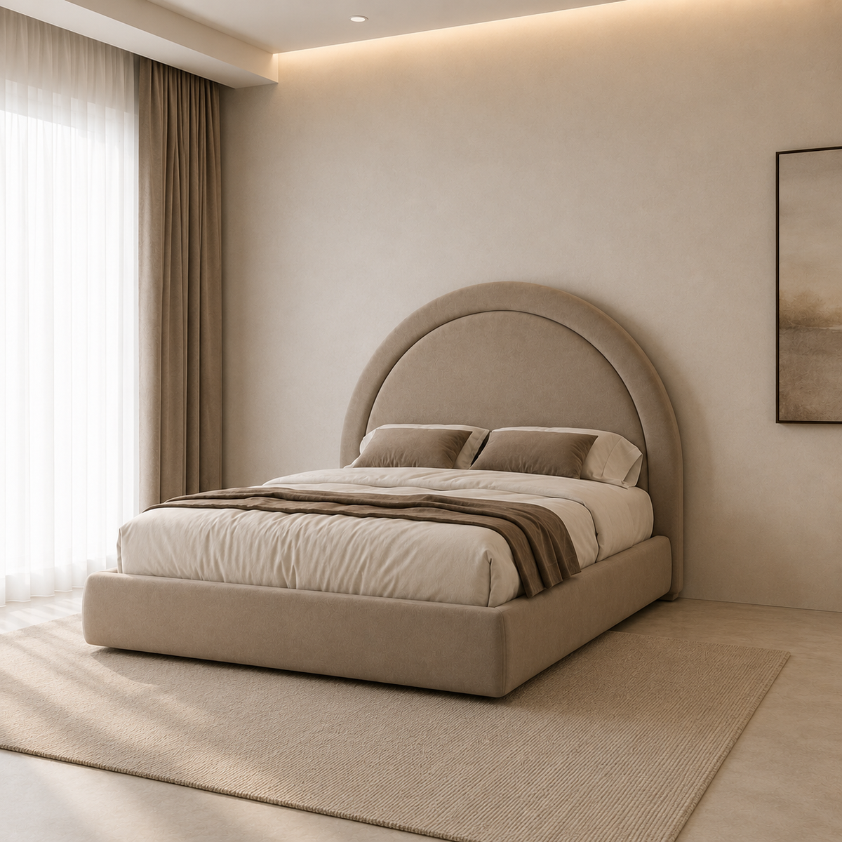 Jude Upholstered Bed - Jude