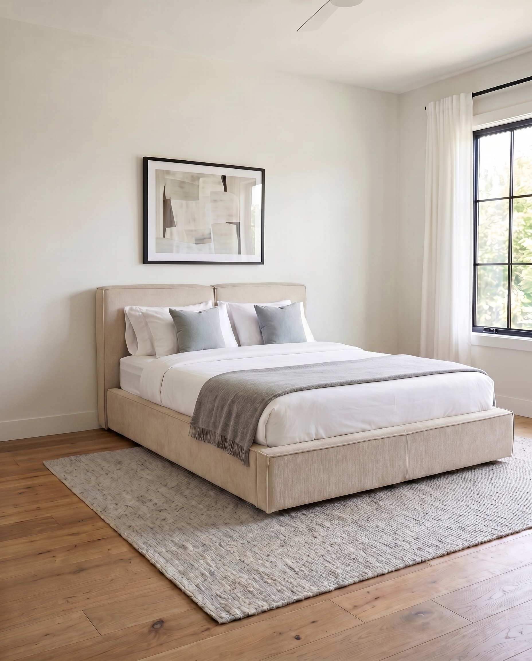 Noah Upholstered Bed - Noah