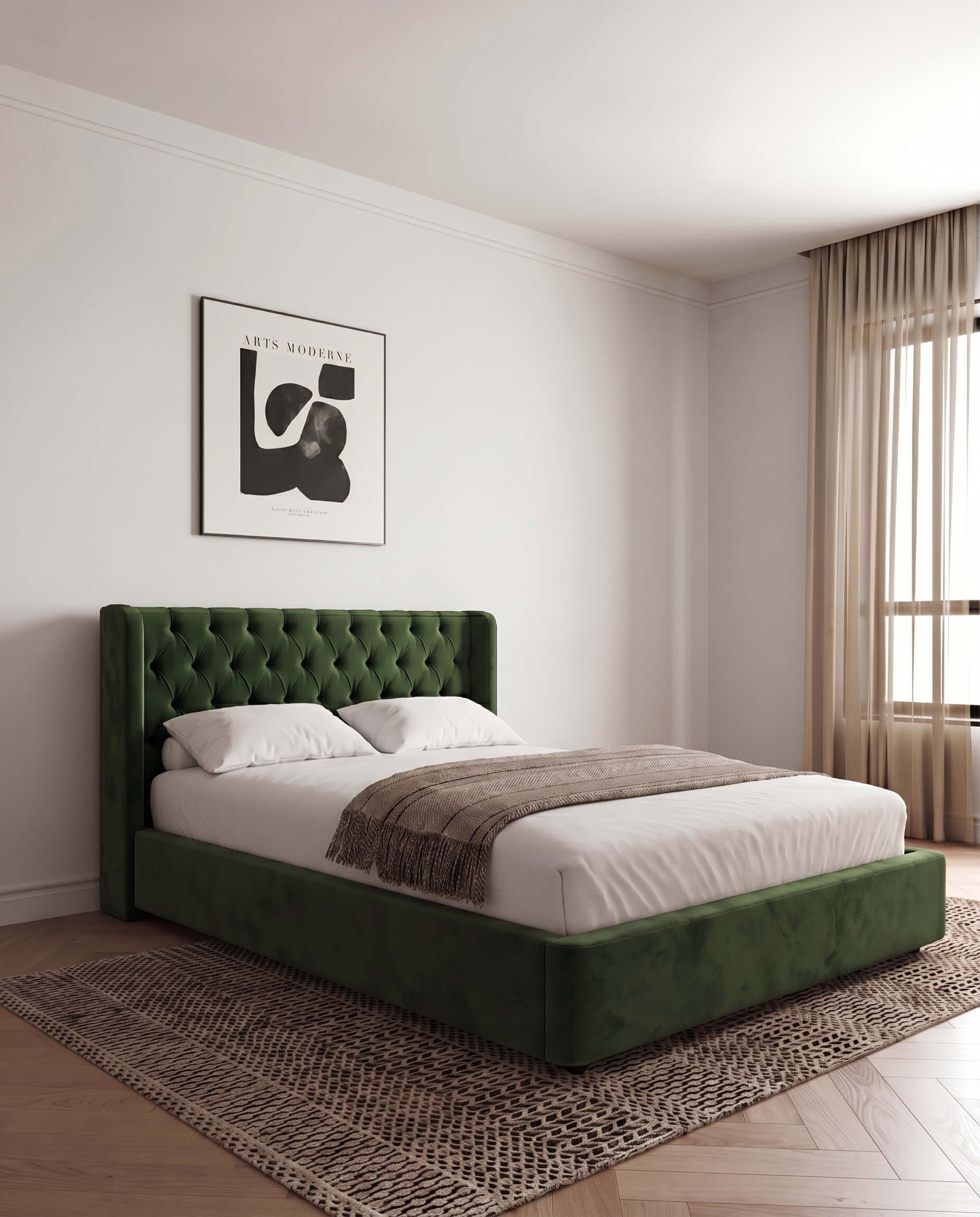 Elijah Upholstered Bed - Elijah