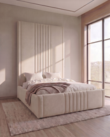 Jonah Panelled Upholstered Bed - Jonah