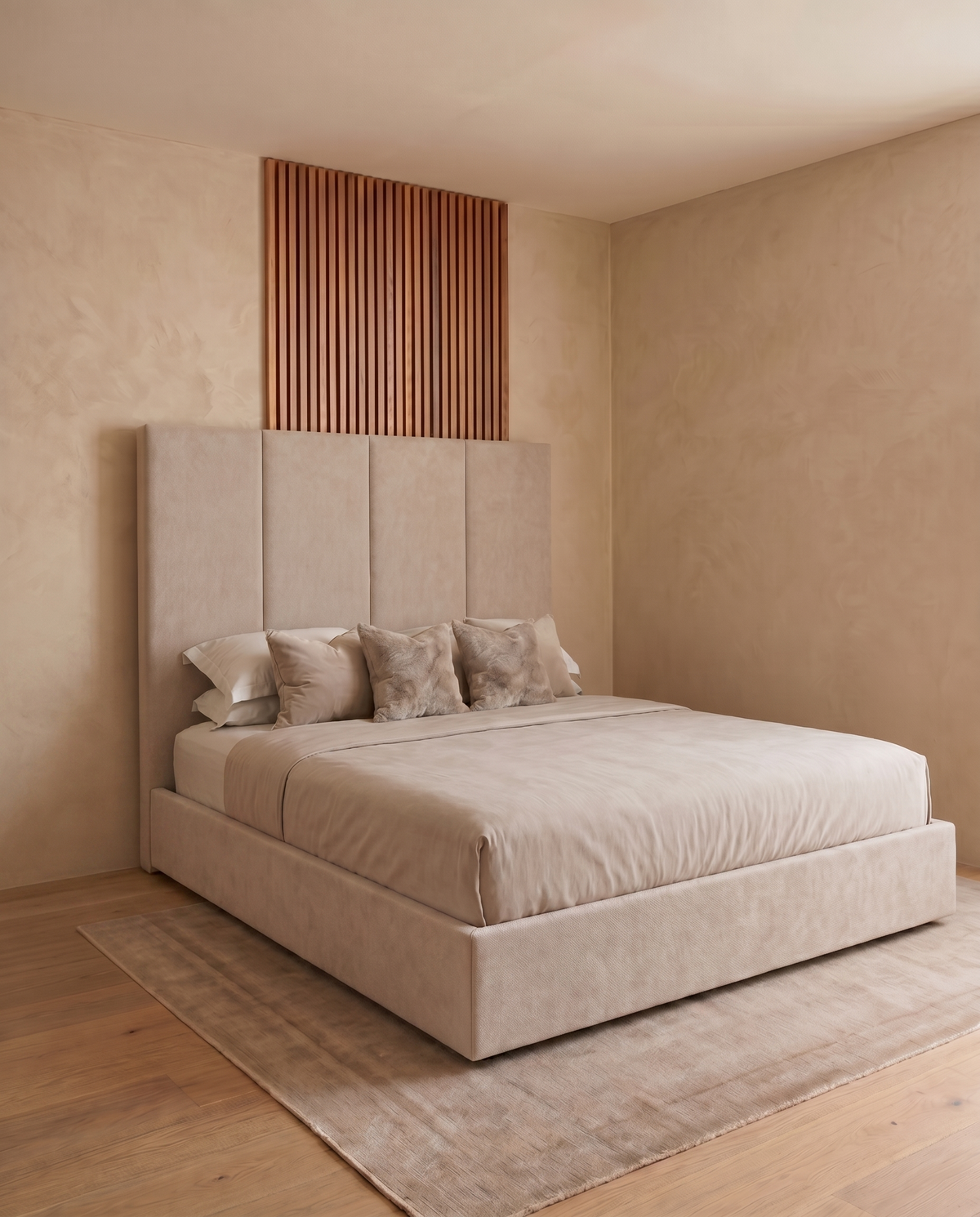 Asher Upholstered Bed - Asher