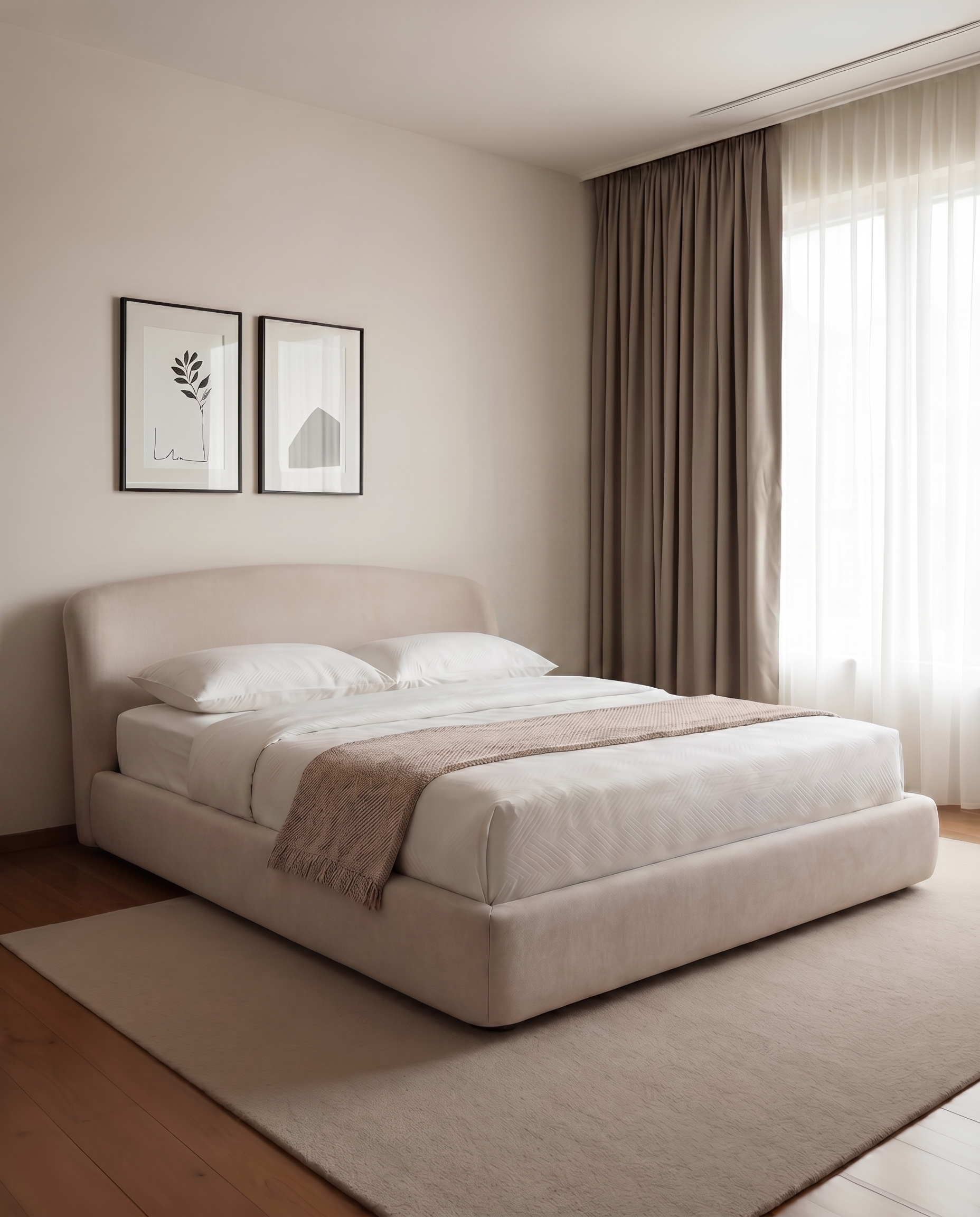 Malachi Upholstered Bed - Malachi
