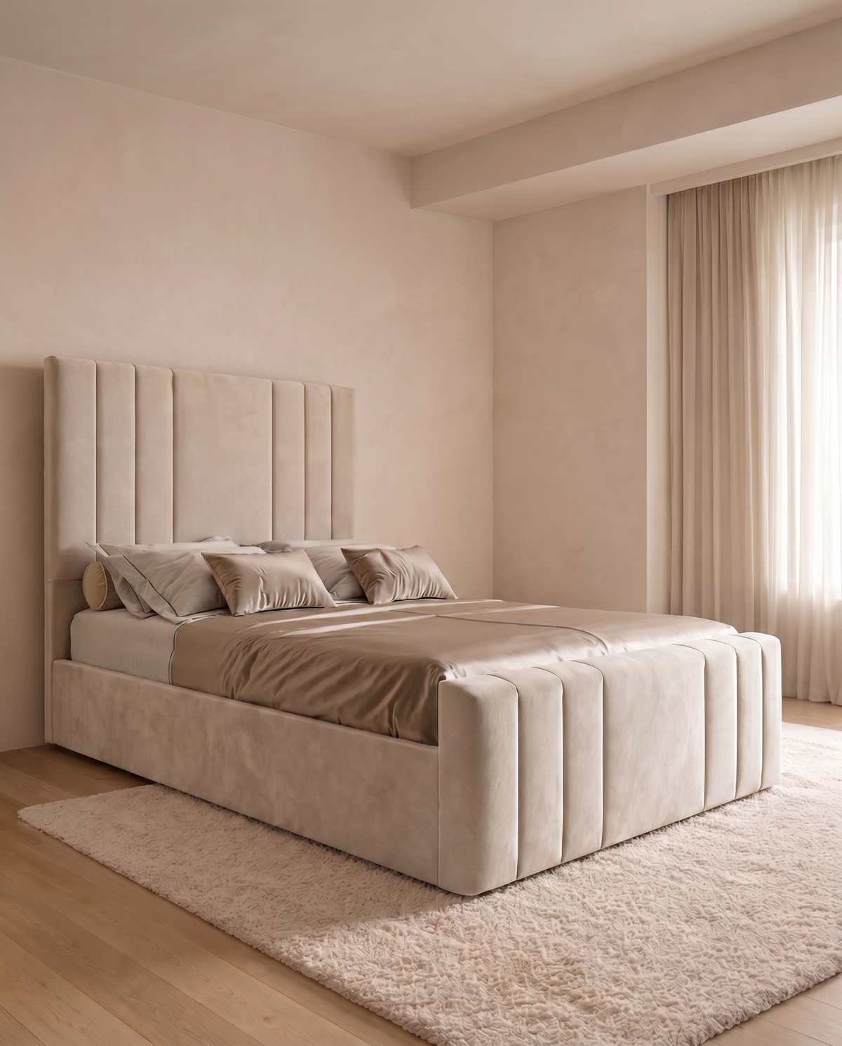 Titus Upholstered Bed - Titus