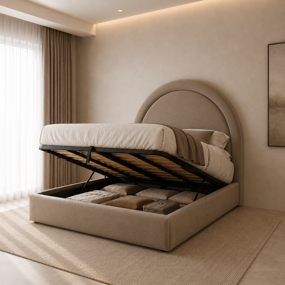 Jude Upholstered Bed - Jude