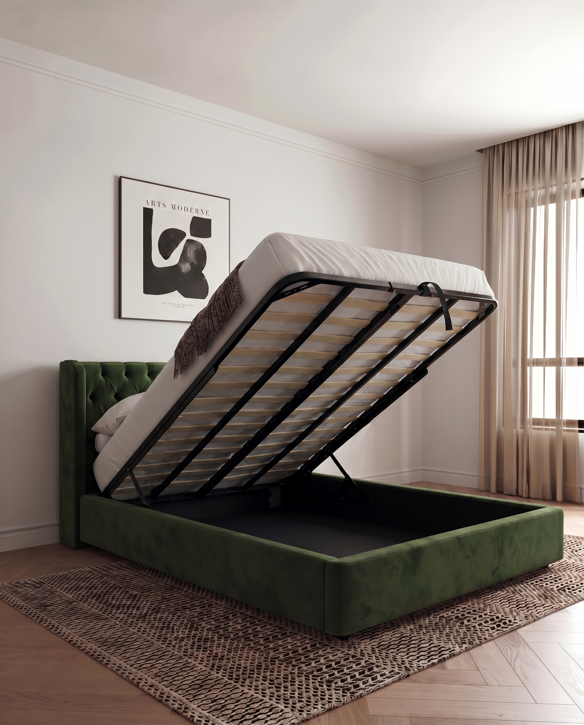 Elijah Upholstered Bed - Elijah